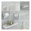 Ver imagem 1 de Kit de Acessórios para Banheiro 6 Peças Branco - Rede Móveis