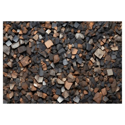 Tapete Capacho Decorativo para Porta Cozinha 65x45 Pedras