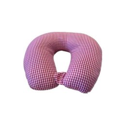 Almofada de Pescoço Premium Cor:xadrez Rosa - 1