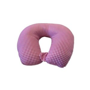Almofada de Pescoço Premium Cor:xadrez Rosa