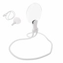 Ver imagem 1 de Lupa de Aumento 5x Haste Flexivel Apoio Mesa Pescoço Idoso Baixa Visao Vista Cansada Trabalho Leitur