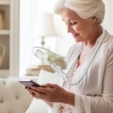 Ver imagem 3 de Lupa de Aumento 5x Haste Flexivel Apoio Mesa Pescoço Idoso Baixa Visao Vista Cansada Trabalho Leitur