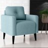 Jogo de Poltronas Decorativas Lupin Boucle Azul - 2