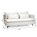 Ver imagem 4 de Sofá Modular 2 Lugares Braço Lateral com Pé Metal Sôma CabeCasa MadeiraOriginals