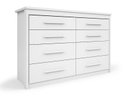 Ver imagem 2 de Cômoda Elegance 8 Gavetas Grande para Quarto de Casal com Amplo Espaço Interno