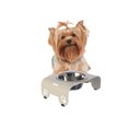 Ver imagem 1 de Comedouro Elevado Individual Cão Porte P Branco