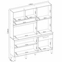 Ver imagem 4 de Kit Cozinha Compacta 6 Portas 1 Gaveta com Pés Regulaveis Alamo - Amêndola Touch/branco Demóbile