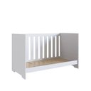Ver imagem 7 de Berço Americano 3 em 1 com Colchão Vira Sofá e Mini Cama Branco LA013 - Completa Móveis