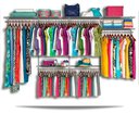 Ver imagem 1 de Roupeiro aramado quarto pequeno closet feminino solteiro 3,70 BR