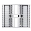 Ver imagem 1 de Janela Veneziana de Alumínio Abertura Central 6 Folhas com Grade 100x150cm Branco Allo Esquadrias