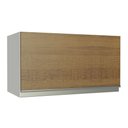Ver imagem 1 de Armário Aéreo Acordes 100% Mdf 60cm 1 Porta Branco Rustic
