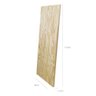 Painel de Madeira de Pinus Verticalize 1,8x40x120 Natural Cubomob - Natural - 3
