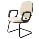 Ver imagem 1 de Cadeira Diretor Interlocutor para Escritório Linha Uno Bege