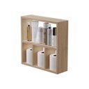 Ver imagem 1 de Nicho Decorativo Organizador para Banheiro Carvalho 40cm Nancy