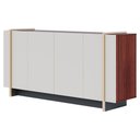 Ver imagem 1 de Balcao Buffet 160 Cm Copacabana Dourado Off White Nogueira Real Colibri