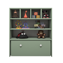 Ver imagem 1 de Estante Organizadora de Brinquedos Infantil em Mdf Plancasa:verde Jade