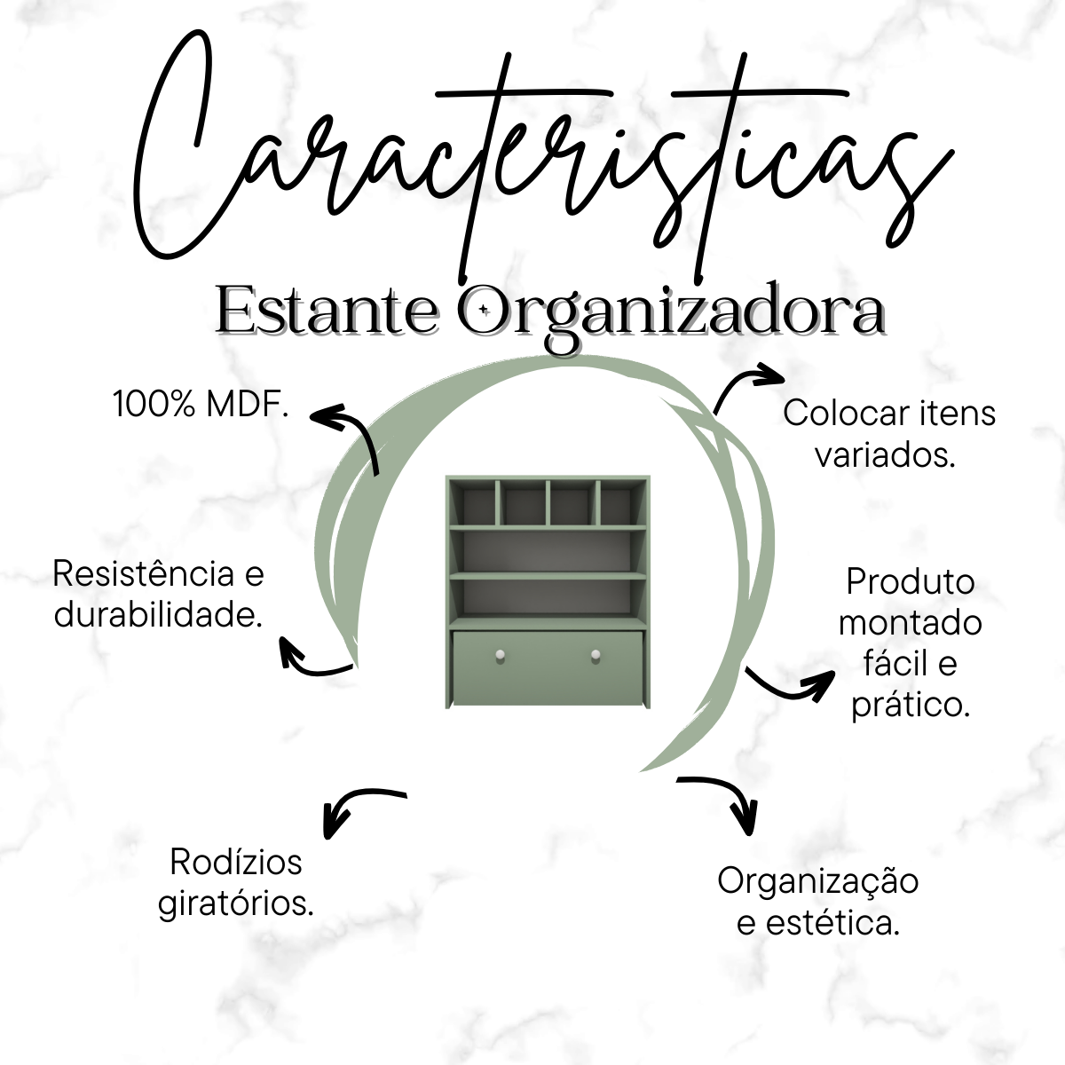 Estante Organizadora de Brinquedos Infantil em Mdf Plancasa:verde Jade - 9