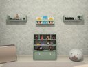 Ver imagem 2 de Estante Organizadora de Brinquedos Infantil em Mdf Plancasa:verde Jade