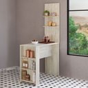 Ver imagem 2 de Bancada de Cozinha Nara 5 Prateleiras Crema - Pnr Móveis