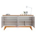 Ver imagem 3 de Aparador para Sala Buffet Ambiente Classic 1.6 Off White Nature - Imcal
