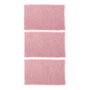 Ver imagem 1 de Jogo 3 Tapetes Bolinha Antiderrapante Banheiro 38x58cm Rosa
