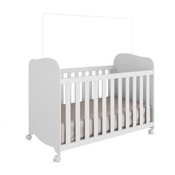 Berço Americano 100% MDF com rodízios Mimo - 3