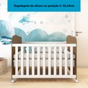 Ver mais imagens de Berço Americano 100% MDF com rodízio Mimo
