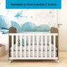 Berço Americano 100% MDF com rodízio Mimo - 9