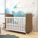 Ver imagem 1 de Berço Americano 100% MDF com rodízio Mimo