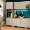 Ver imagem 1 de Cozinha Completa Modulada Connect 5 Peças Cinza