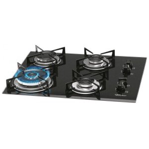 Cooktop 4 Bocas à Gás Tripla Chama Bivolt Fischer