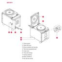 Ver imagem 7 de Masseira Amassadeira Rápida 5 Kg Bivolt Braesi Profissional Padaria 1cv Ar-50 B8354
