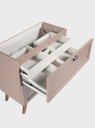Ver imagem 3 de Gabinete para Banheiro 80cm Retro MDF Rosa Milano - On Móveis