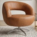 Ver imagem 2 de Poltrona Decorativa Topazio Base Giratoria Courino Tcs 727 Moll