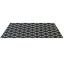Ver imagem 2 de Tapete Capacho Porta Entrada 65CMX40CM Arabesco Preto Branco