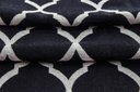 Ver imagem 3 de Tapete Capacho Porta Entrada 65CMX40CM Arabesco Preto Branco
