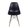 Conjunto Mesa de Jantar Cone Redonda 120 cm Ébano + 5 Cadeiras Eames Dkr Wood Personal Decor Preto - 4