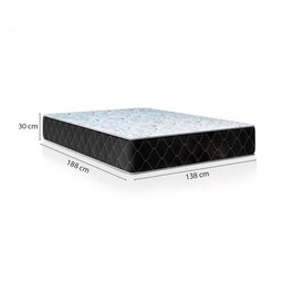 Cama Box Casal Branco com Colchão D33 Marrocos 30cm - 2