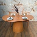 Ver mais imagens de Mesa de Jantar Cone Organica Thamy 160x90cm Madeira Freijó