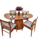 Ver imagem 1 de Mesa de Jantar Cone Organica Thamy 160x90cm Madeira Freijó