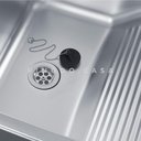 Ver imagem 3 de Tanque Inox Monobloco Pingoo.casa - Prata