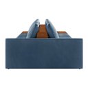 Ver imagem 5 de Sofá Ilha 3 Lugares Living 342cm Modulado para Sala Lary Veludo Azul Marinho K01 - D'Rossi