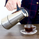 Ver imagem 5 de Cafeteira Italiana Aço Inox 300ml 6 Xícaras Cafezinho