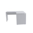 Ver imagem 3 de Mesa em L para Escritório 155x155 Pandin P25 - Cinza