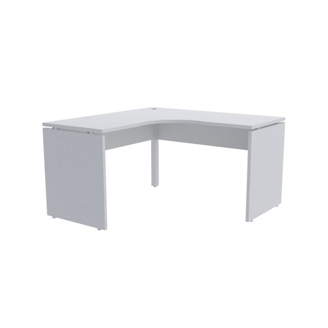 Mesa em L para Escritório 155x155 Pandin P25 - Cinza