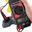Ver imagem 3 de Alicate Amperimetro Digital Completo Estojo Protecao 750v 20a 200a Multimetro Hold Profissional