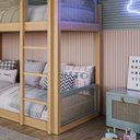 Ver imagem 1 de Painel Meu Rodape 10x1 Ripado Play Rosa Rpdol11 (rolo 2,5m)