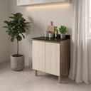 Ver imagem 7 de Balcão com Tampo Kali Premium 1222022 2 Portas MDF 60cm Carvalho Toq Bianco