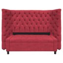 Ver imagem 1 de Kit Cabeceira e Calçadeira Baú Casal Everest P02 140 cm para cama Box Suede - Doce Sonho Móveis KIT