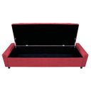 Ver imagem 5 de Kit Cabeceira e Calçadeira Baú Casal Everest P02 140 cm para cama Box Suede - Doce Sonho Móveis KIT